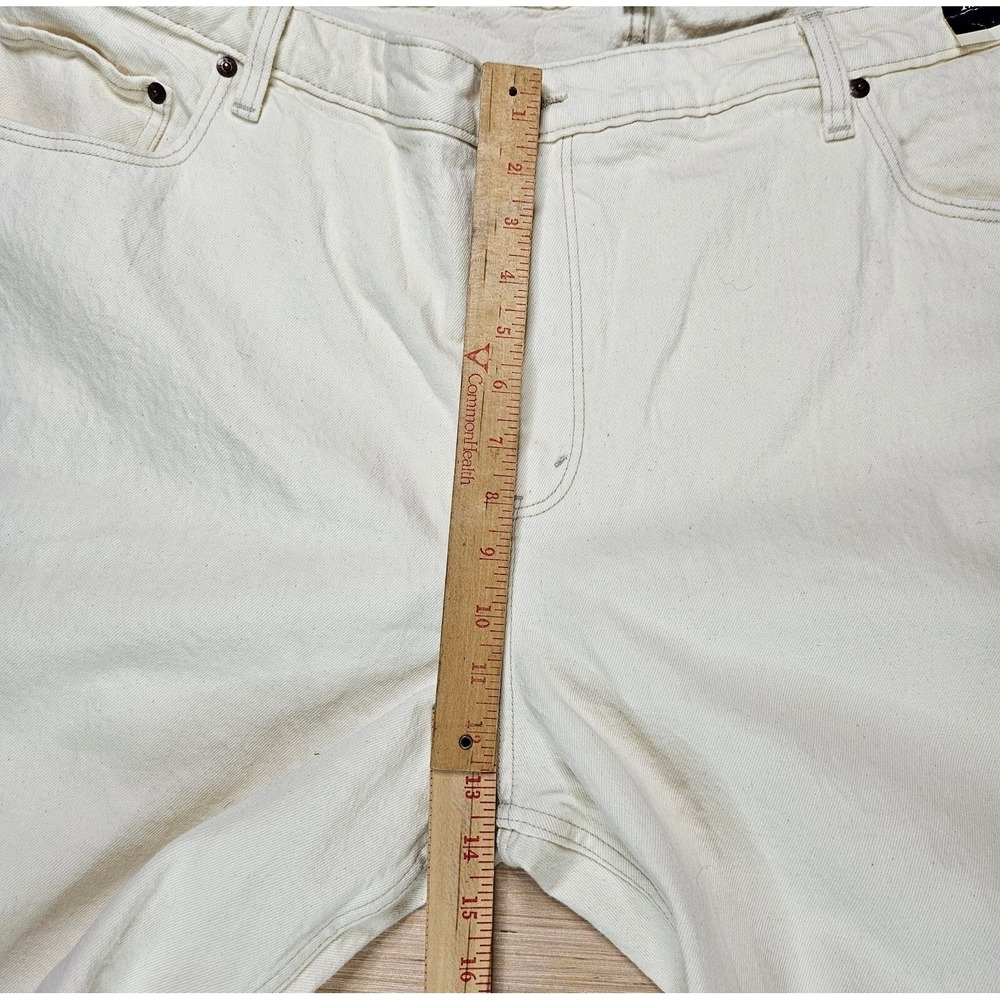 Abercrombie & Fitch The 90s Relaxed Jeans Women 37L Cream Curve Love High Rise - Picture 8 of 16